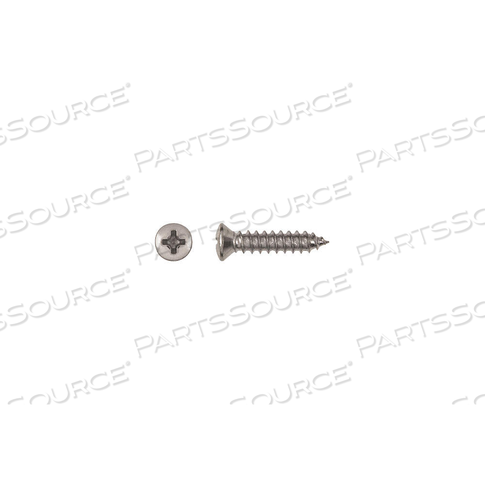 SHEET METAL SCREW, #8 SIZE, 11/16 IN LG, STEEL, CHROME PLATED, OVAL, PHILLIPS by Approved Vendor SHEET METAL SCREW, #8 SIZE, 11/16 IN LG, STEEL, CHROME PLATED, OVAL, PHILLIPS by Approved Vendor