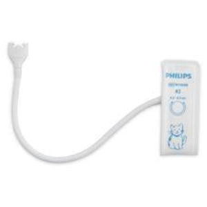 SINGLE PATIENT SOFT NEONATAL BLOOD PRESSURE CUFF, SINGLE TUBE, SIZE 3 by Philips