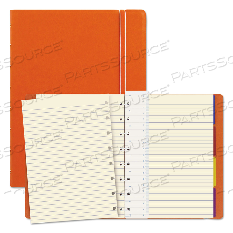 NOTEBOOK, 1 SUBJECT, MEDIUM/COLLEGE RULE, ORANGE COVER, 8.25 X 5.81, 112 SHEETS 