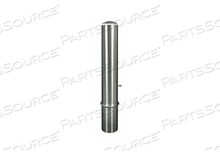 BOLLARD REMOVBLE 5 DOME STAINLESS STEEL by Calpipe Security Bollards BOLLARD REMOVBLE 5 DOME STAINLESS STEEL by Calpipe Security Bollards