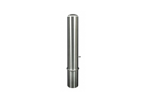 BOLLARD REMOVBLE 5 DOME STAINLESS STEEL by Calpipe Security Bollards BOLLARD REMOVBLE 5 DOME STAINLESS STEEL by Calpipe Security Bollards