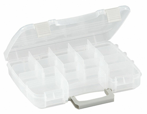 COMPARTMENT BOX 5 COMPARTMENTS CLEAR by Plano Molding