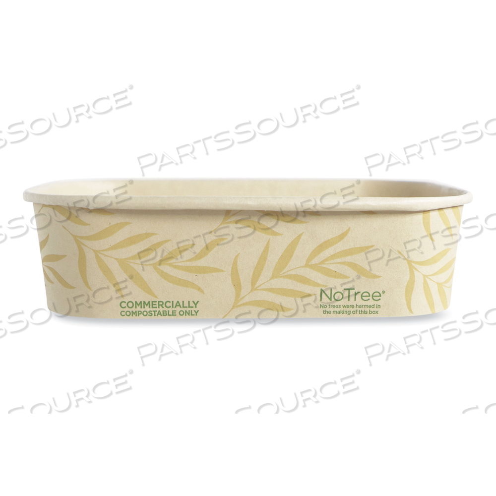 NO TREE RECTANGULAR CONTAINERS, 16 OZ, 4.7 X 6.8 X 1.6, NATURAL, SUGARCANE by World Centric
