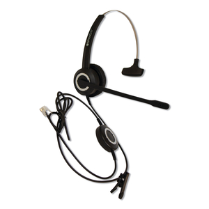 ZUM ZUMRJ9M MONAURAL OVER THE HEAD HEADSET, BLACK by Spracht