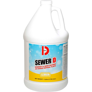 SEWER D DEODORANT FOR WATER TREATMENT AND SEWAGE DISPOSAL PLANTS, GALLON BOTTLE, 4 BT by Big D