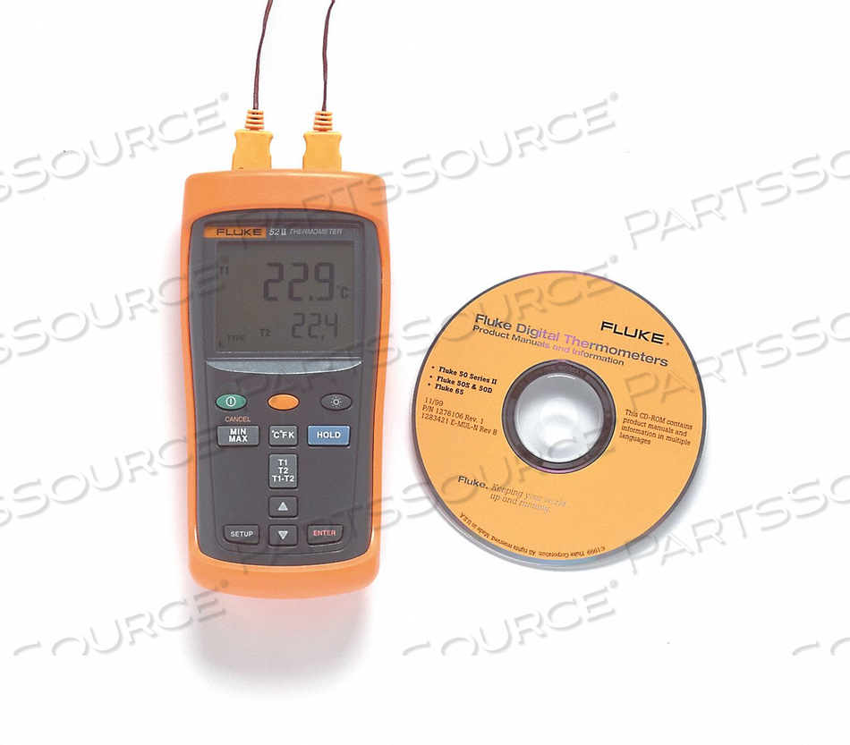 THERMOCOUPLE THERMOMETER 2 IN K J T E by Fluke Electronics Corp (Industrial Div.) THERMOCOUPLE THERMOMETER 2 IN K J T E by Fluke Electronics Corp (Industrial Div.)