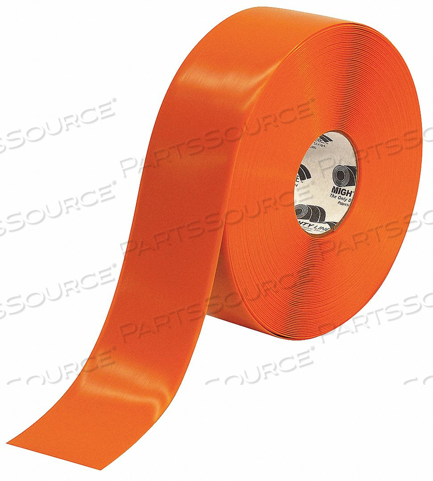H7546 INDUSTRIAL FLOOR TAPE ROLL ORANGE VINYL by Mighty Line H7546 INDUSTRIAL FLOOR TAPE ROLL ORANGE VINYL by Mighty Line
