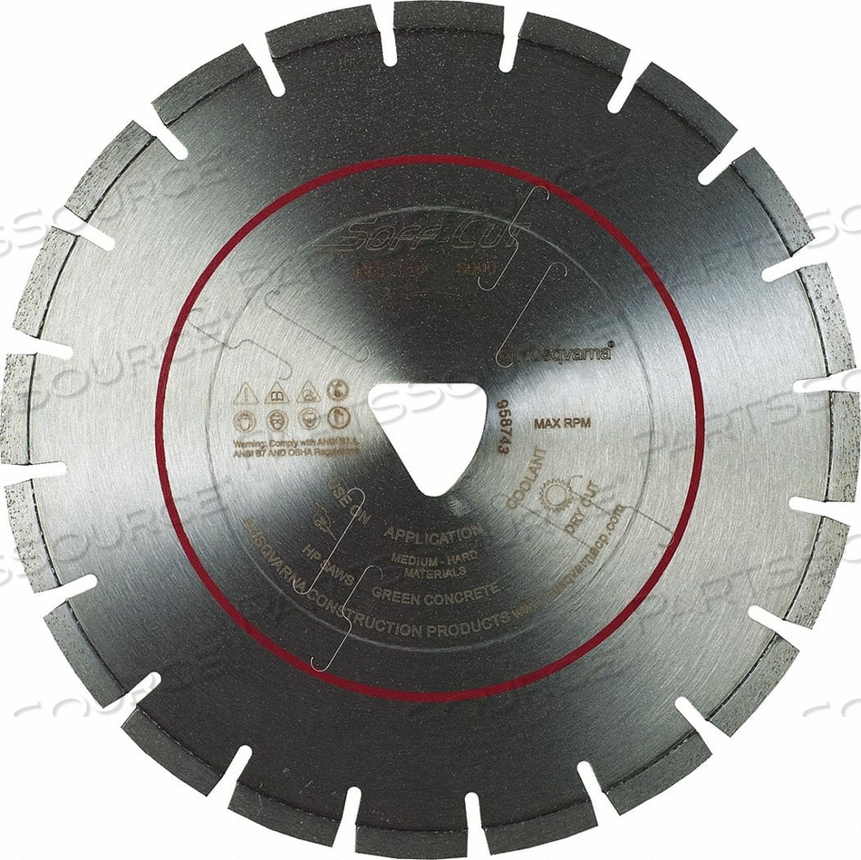 DIAMOND SAW BLADE BLADE DIA 14 IN. by Husqvarna
