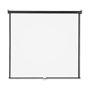 WALL OR CEILING PROJECTION SCREEN, 70 X 70, WHITE MATTE FINISH by Quartet