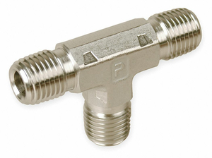 TEE PIPE SIZE 3/8 IN HEX SIZE 7/8 by Parker Hannifin Corporation