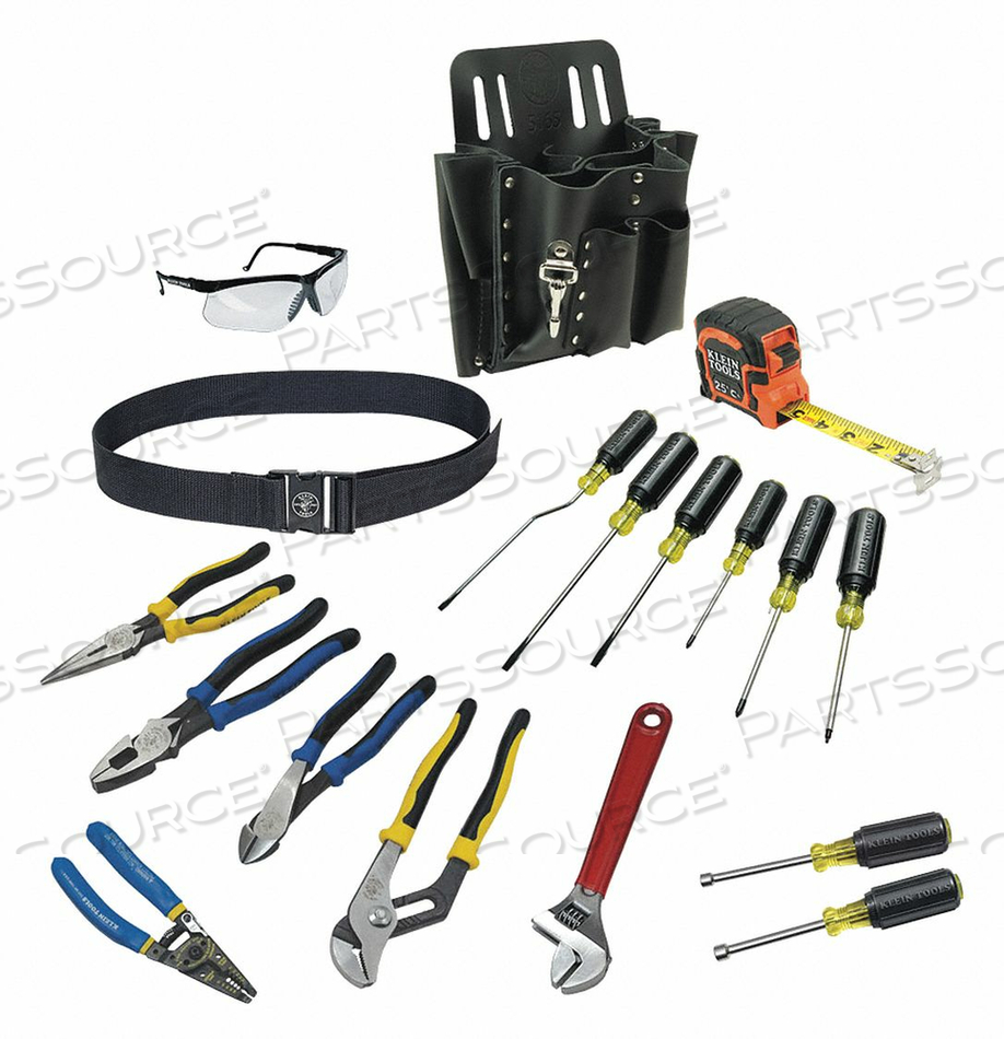 18-PIECE JOURNEYMAN'S TOOL SET by Klein Tools
