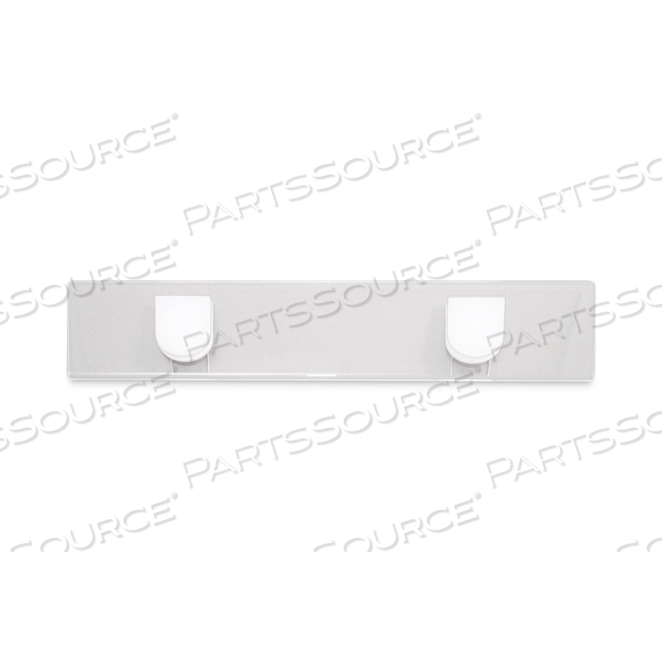 PANEL WALL SIGN NAME HOLDER, ACRYLIC, 9 X 2, CLEAR by Advantus