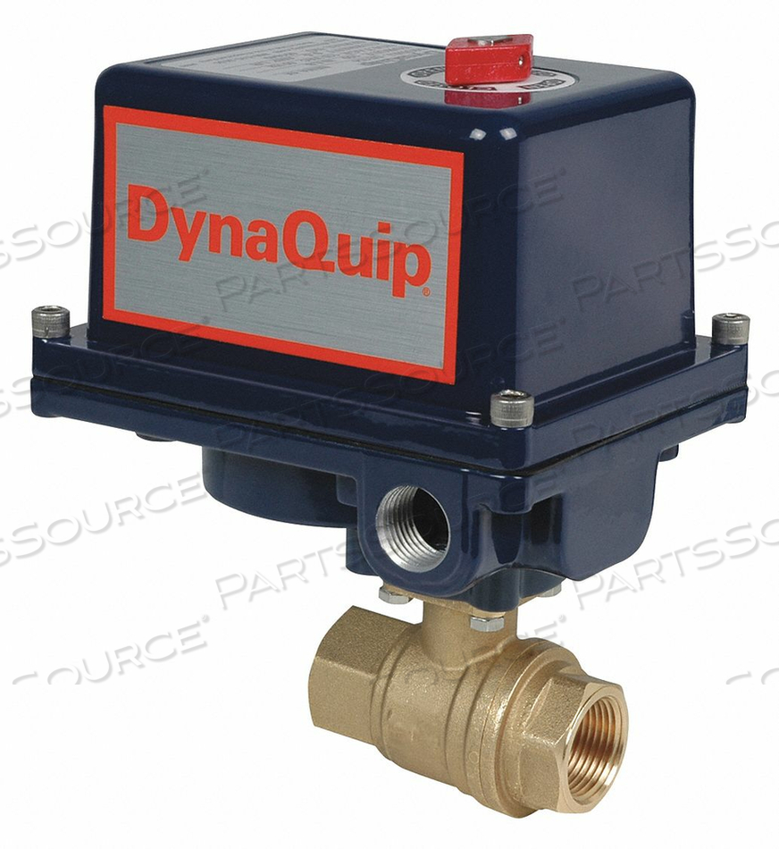 ELECTRONIC BALL VALVE BRASS 1/2 IN. by Dynaquip Controls ELECTRONIC BALL VALVE BRASS 1/2 IN. by Dynaquip Controls