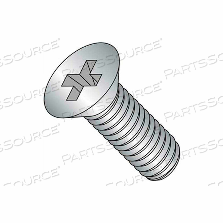 10-32 X 5/8" PHILLIPS FLAT HEAD MACHINE SCREW - 18-8 STAINLESS PKG OF 50 