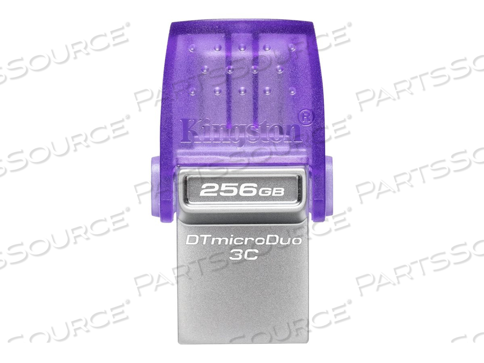 DATATRAVELER MICRODUO 3C, USB FLASH DRIVE, 256 GB, USB 3.2 GEN 1 / USB-C by Kingston Technology DATATRAVELER MICRODUO 3C, USB FLASH DRIVE, 256 GB, USB 3.2 GEN 1 / USB-C by Kingston Technology