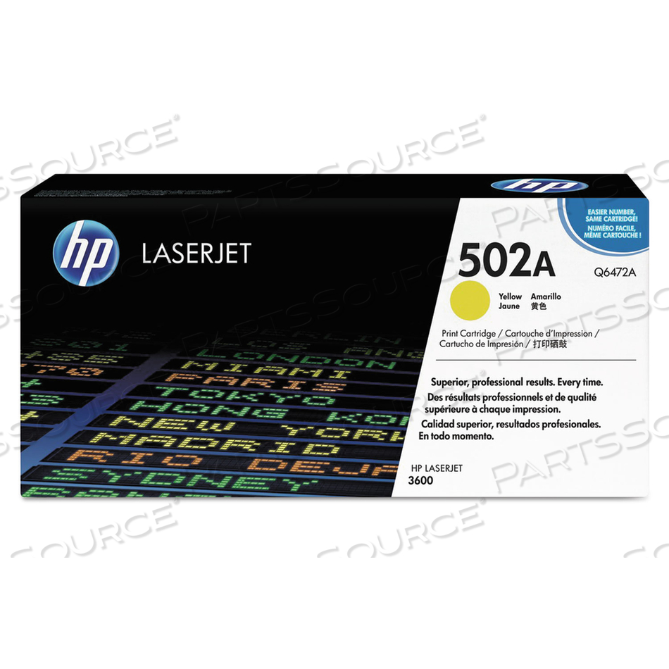 TONER CARTRIDGE, REPLACEMENT FOR HP COLOR LASERJET 3600, HP COLOR LASERJET 3600DN, HP COLOR LASERJET 3600N 