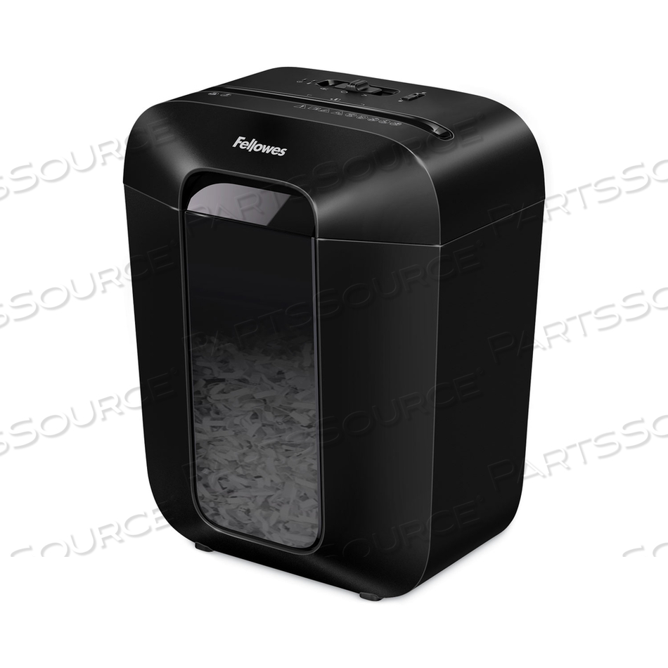 POWERSHRED LX45 CROSS-CUT SHREDDER, 8 MANUAL SHEET CAPACITY by Fellowes
