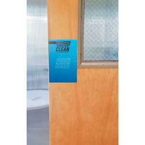 V-GUARD CONSTANT CLEAN ANTIMICROBIAL DOOR PUSH PAD, 6" X 9", 10/PACK by Insign Inc