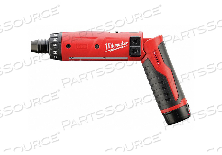 CORDLESS SCREWDRIVER KIT 4V 1/4 IN 4 PC by Milwaukee Electric Tools