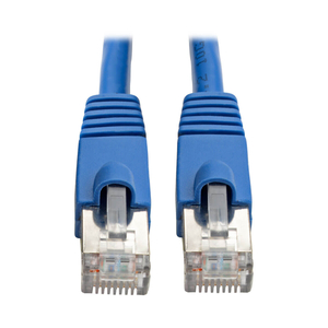 CAT6A 10G SNAGLESS SHIELDED STP ETHERNET CABLE (RJ45 M/M), POE, BLUE, 25 FT by Tripp Lite