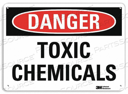 DANGER SIGN 4 HOLE MOUNT 14INWX10INH by Lyle Signs Inc.