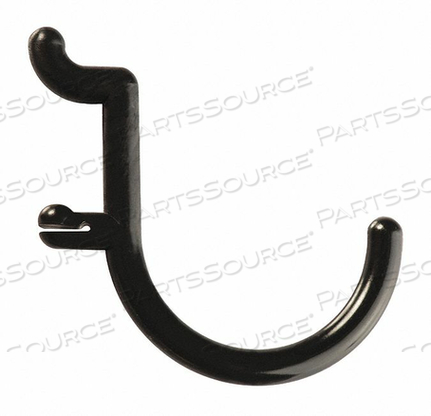 LOCKING PEGBOARD HOOKS BLACK PLASTIC PK8 by Functionaire LOCKING PEGBOARD HOOKS BLACK PLASTIC PK8 by Functionaire