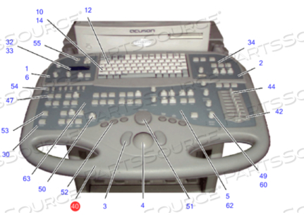 BEZEL CONSOLE ASSEMBLY by Siemens Medical Solutions
