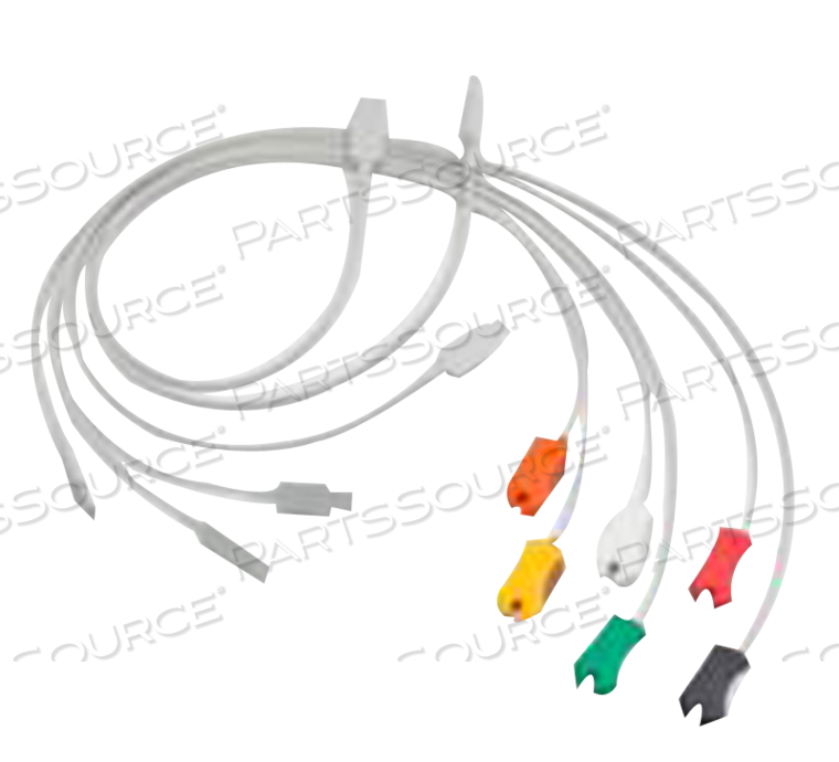 STRESS ECG CHEST LEADS, REPLACEABLE, AHA 