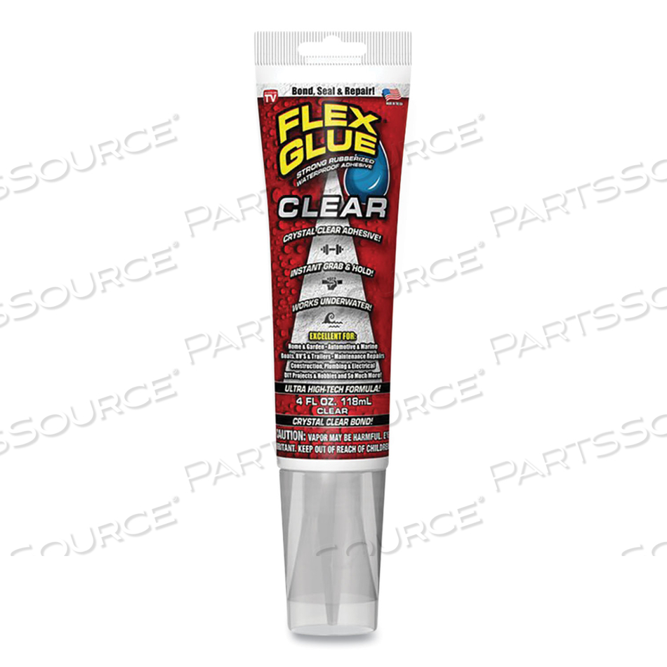 FLEX GLUE, 4 OZ, DRIES CLEAR by Flex Seal FLEX GLUE, 4 OZ, DRIES CLEAR by Flex Seal
