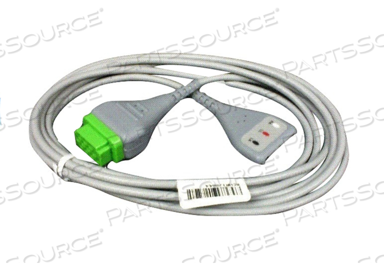 GE HEALTHCARE > MARQUETTE COMPATIBLE ECG TRUNK CABLE 3 LEADS BAG OF 1 