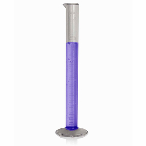 TPX GRADUATED CYLINDER, 25ML CAPACITY, 0.5ML GRADUATION, CLEAR, 1/PK by Bel-Art Products