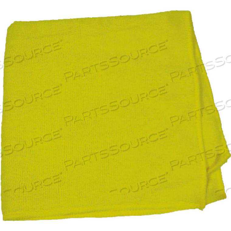 PERFECT PRODUCTS MICROFIBER CLOTHS 16"X16", YELLOW by Nationwide Sales