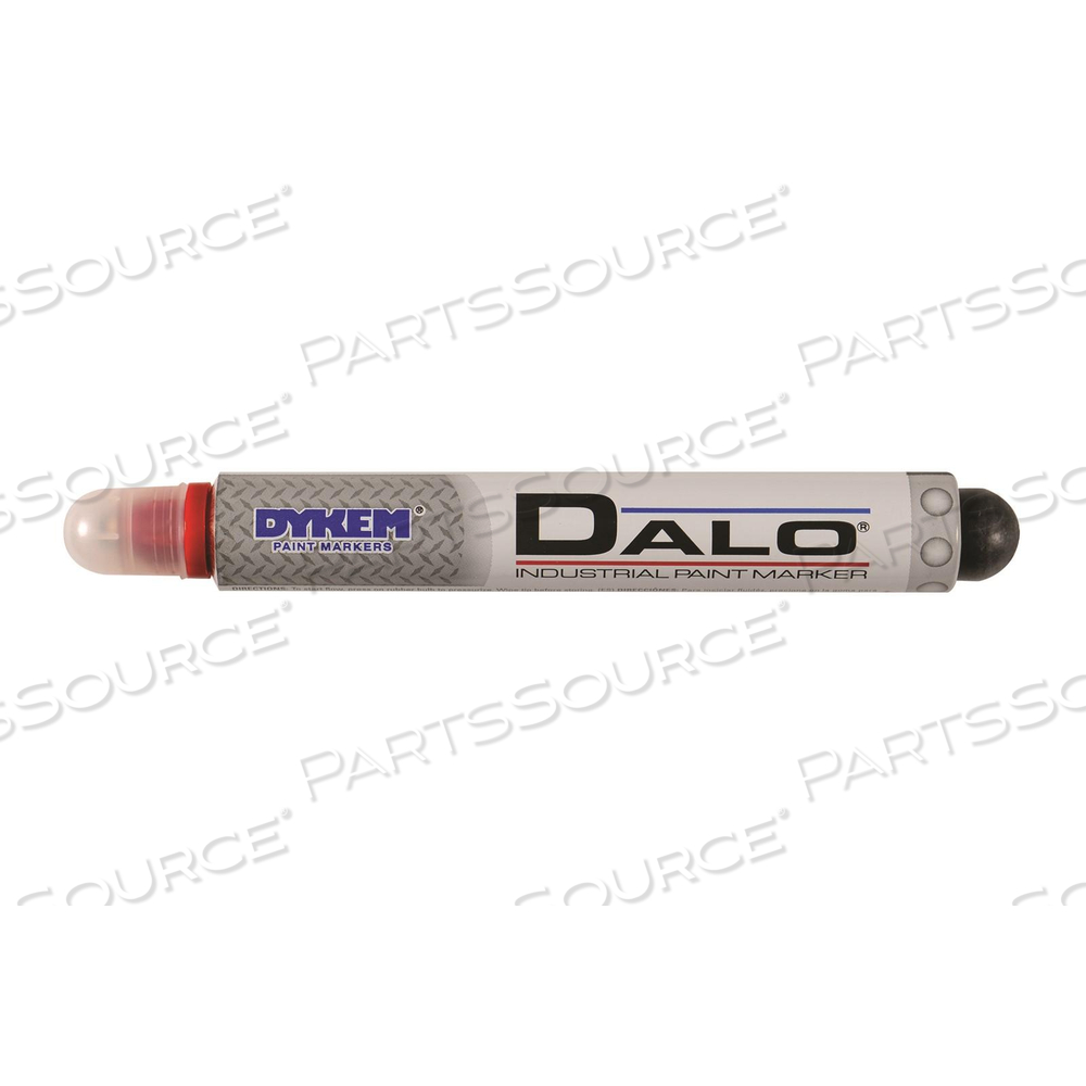 26023 ITW DYKEM DALO INDUSTRIAL STEEL TIP PAINT MARKER,RED,MED TIP 