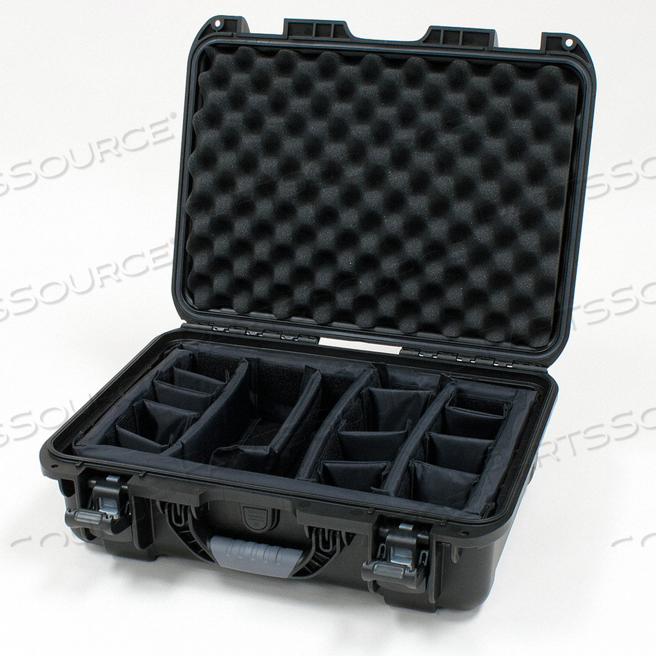 NANUK 925 CASE W/PADDED DIVIDER, 18-11/16"L X 14-13/16"W X 7"H, BLACK by Plasticase Inc. NANUK 925 CASE W/PADDED DIVIDER, 18-11/16"L X 14-13/16"W X 7"H, BLACK by Plasticase Inc.