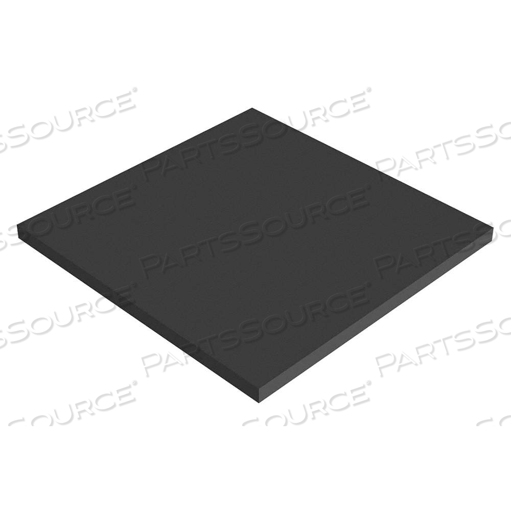 POLYURETHANE STRIP, STD, 6 IN X 6 IN, 0.5 IN THICK, 60A, PLAIN BACKING, BLACK, SMOOTH by Approved Vendor POLYURETHANE STRIP, STD, 6 IN X 6 IN, 0.5 IN THICK, 60A, PLAIN BACKING, BLACK, SMOOTH by Approved Vendor