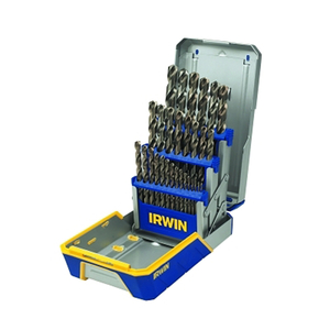 TWIST DRILL BIT SET COBALT HSS 29 PCS. by IRWIN Tools