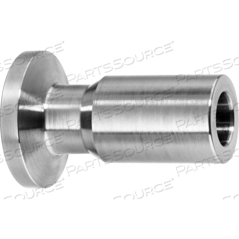 316 STAINLESS STEEL THICK-WALL TANK FERRULE - 1-5/8" LONG FOR 1" TUBE 