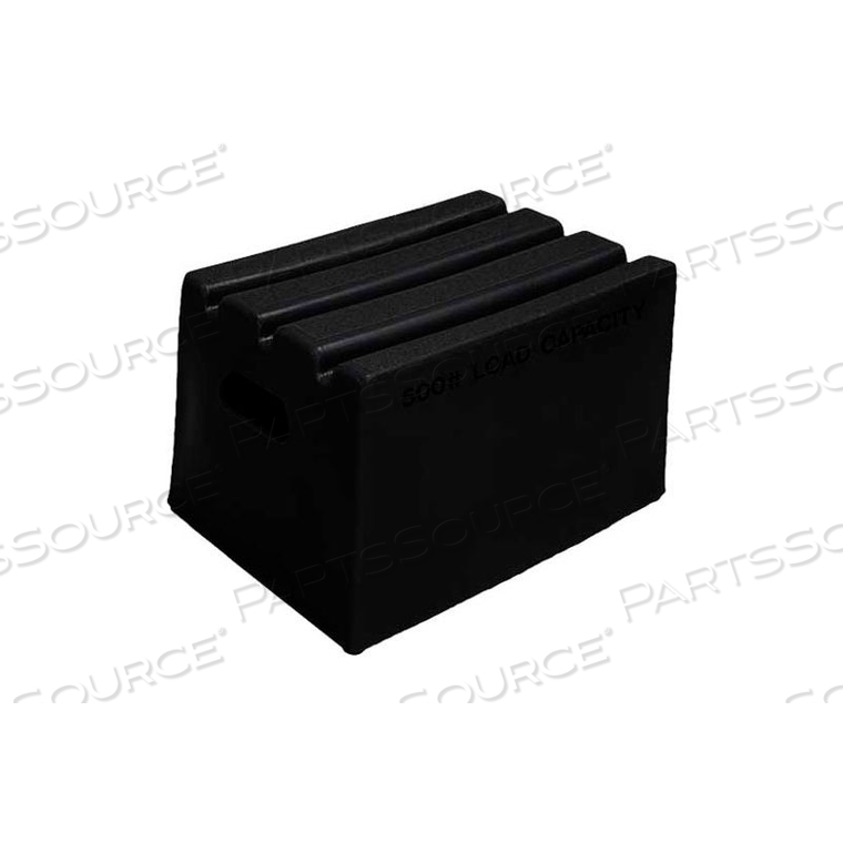 1 STEP PLASTIC STEP STAND - BLACK 19-1/2"W X 14"D X 12"H by US Roto Molding