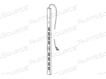 RACK PDU, METERED, ZERO U, 10A, 230V, (16) C13 by APC / American Power Conversion