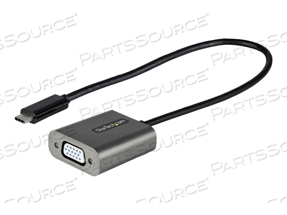 USB C TO VGA ADAPTER, 1080P USB TYPE-C TO VGA ADAPTER DONGLE, USB-C (DP ALT MODE) TO VGA MONITOR/DISPLAY VIDEO CONVERTER, THUNDERBOLT 3 COMP by StarTech.com Ltd. USB C TO VGA ADAPTER, 1080P USB TYPE-C TO VGA ADAPTER DONGLE, USB-C (DP ALT MODE) TO VGA MONITOR/DISPLAY VIDEO CONVERTER, THUNDERBOLT 3 COMP by StarTech.com Ltd.