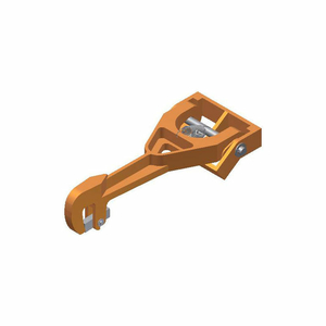 HOOK & EYE ASSEMBLY WELD ON W/MODIFIED BRACKET by Casters.Com