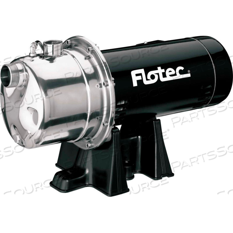 FLOTEC STAINLESS STEEL SHALLOW WELL JET PUMP 1 HP by Pentair FLOTEC STAINLESS STEEL SHALLOW WELL JET PUMP 1 HP by Pentair