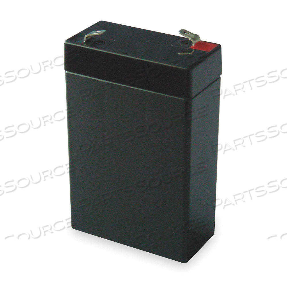 SEALED LEAD ACID BATTERY, 6V DC, 2.8 AH CAPACITY, 3.94 IN HT, 2.6 IN WD, 1.3 IN DP by Approved Vendor SEALED LEAD ACID BATTERY, 6V DC, 2.8 AH CAPACITY, 3.94 IN HT, 2.6 IN WD, 1.3 IN DP by Approved Vendor