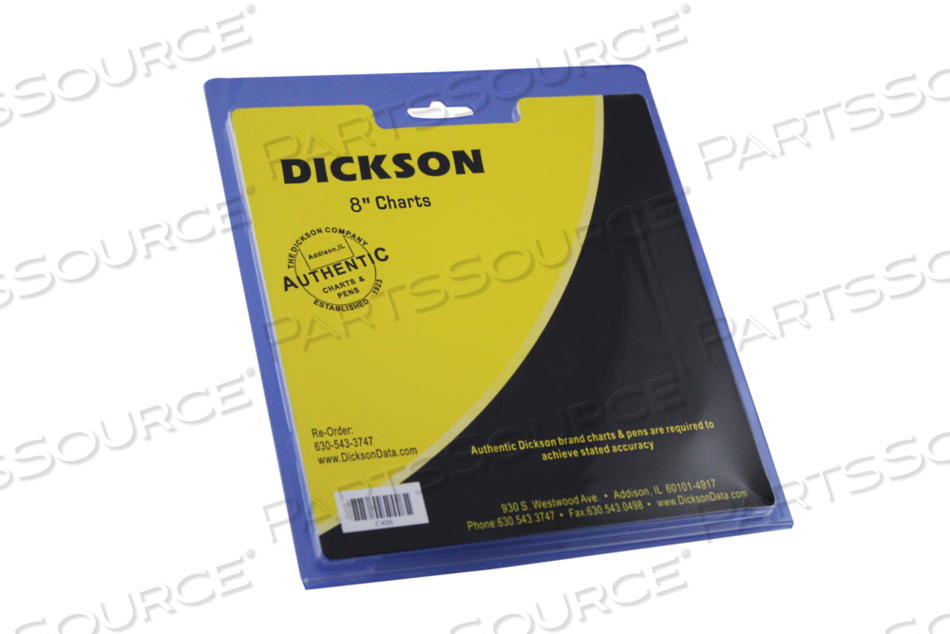 CIRCULAR PAPER CHART, 8 IN DIA, -50 TO 50 DEG F, 31 DAY by Dickson