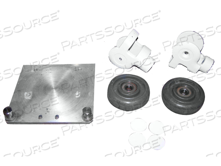 FRONT CASTER WHEEL PLATE by OEC Medical Systems (GE Healthcare)