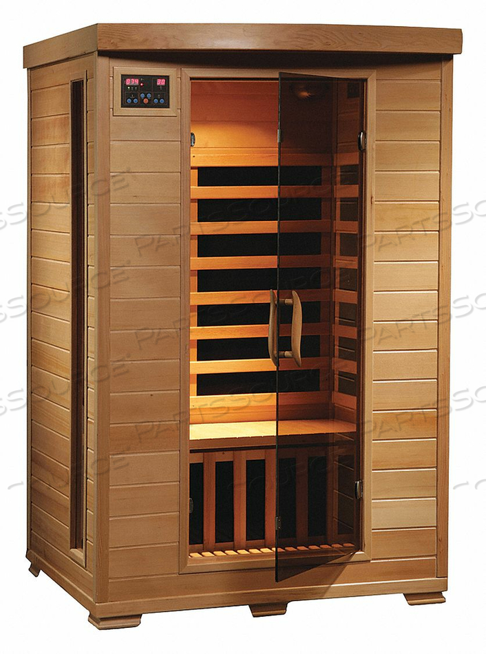 SAUNA STD 2 PPL CARBON HEATER HEMLOCK by Radiant Health Saunas SAUNA STD 2 PPL CARBON HEATER HEMLOCK by Radiant Health Saunas