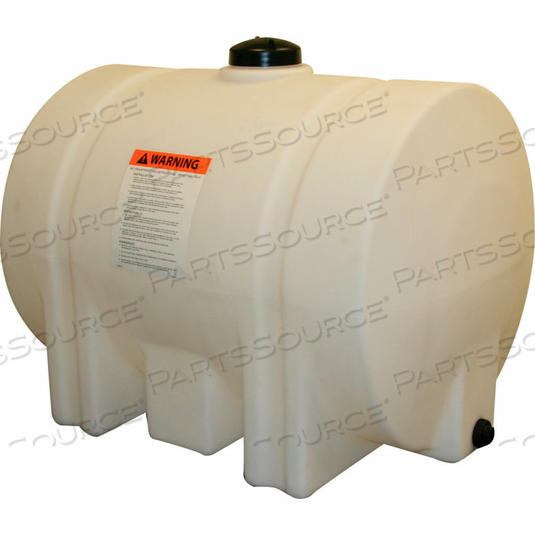 ROMOTECH 125 GALLON PLASTIC STORAGE TANK - ROUND WITH LEG SUPPORTS by Rotational Molding Technologies Inc. ROMOTECH 125 GALLON PLASTIC STORAGE TANK - ROUND WITH LEG SUPPORTS by Rotational Molding Technologies Inc.