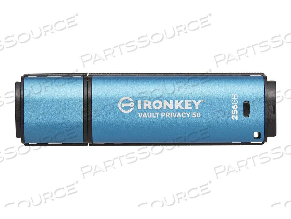 IRONKEY VAULT PRIVACY 50 SERIES, USB FLASH DRIVE, ENCRYPTED, 256 MB, USB 3.2 GEN 1, TAA COMPLIANT by Kingston Technology