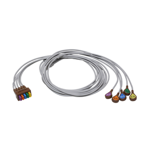 5-LEAD V2-6 SNAP ECG LEADWIRE SET, 130 CM/ 51 IN by GE Medical Systems Information Technology (GEMSIT)