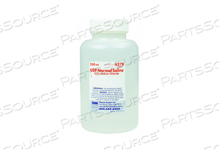 SALINE ANTISEPTICS BOTTLE by Nurse Assist, Inc. SALINE ANTISEPTICS BOTTLE by Nurse Assist, Inc.